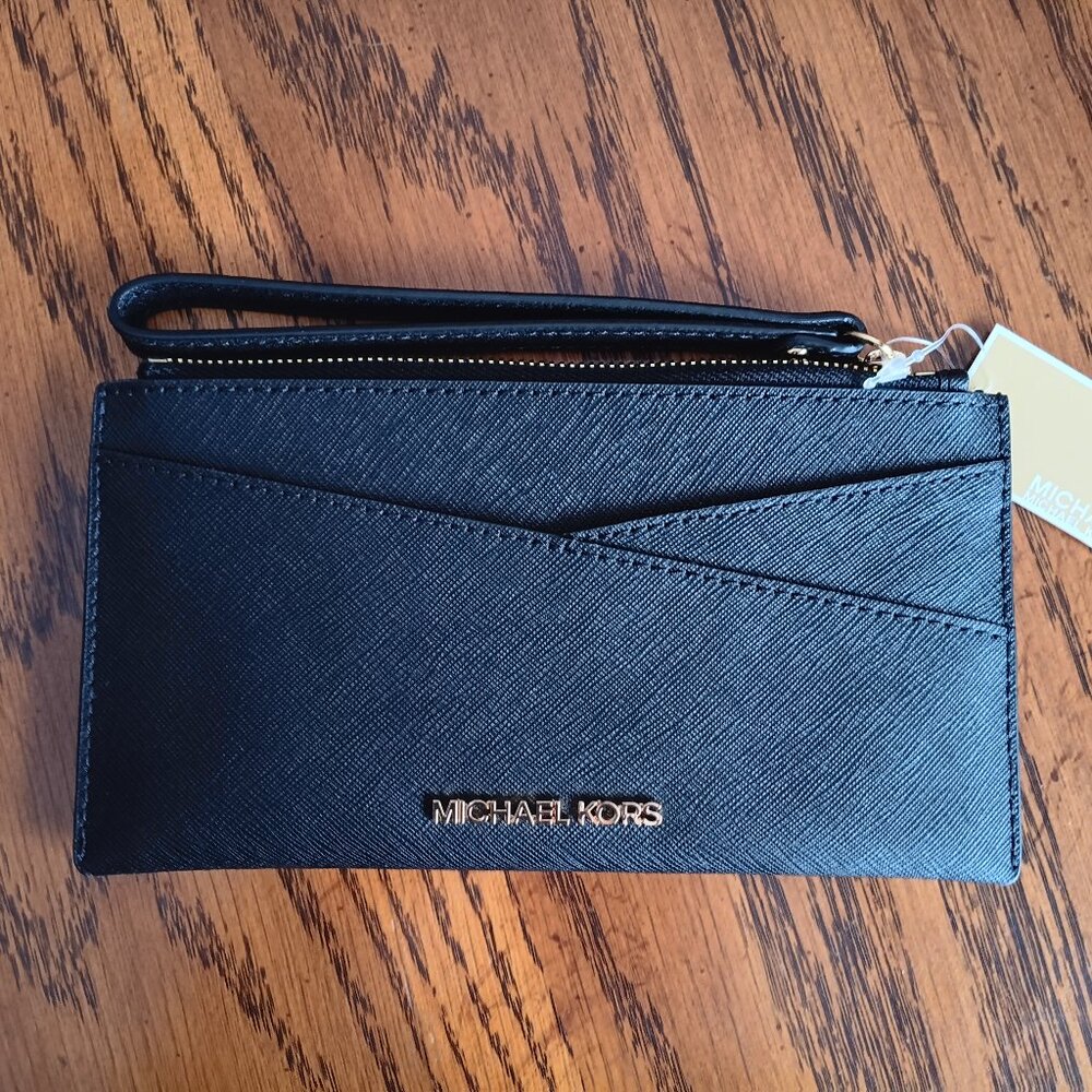 *Price Drop* New MICHAEL KORS Leather Jet Set Crossover Wristlet
